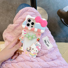 3D Hello Kitty Silicone Phone Case