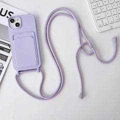 Crossbody Lanyard Rope Phone Case for iPhone
