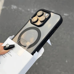 Transparent Magnetic Magsafe Case Luxury Anti-Fingerprint