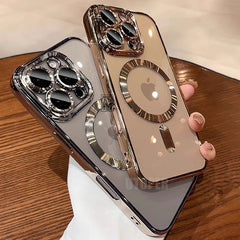 Desert Gold Clear Magnetic Case for iPhone