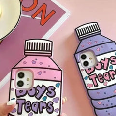 3D Cartoon Water Bottle Case for iPhone