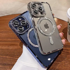 Clear Bling Crystal Phone Case with Magsafe