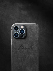 Custom Lambskin Leather Case for iPhone