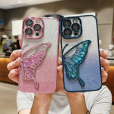 Quicksand Butterfly Glitter Phone Case