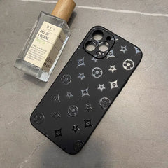 Retro Black Soft Silicone Case For iPhone