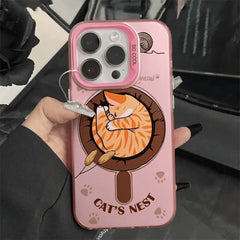 Sleeping Orange Cat Phone Case