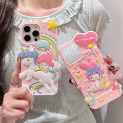 Twin Stars Silicone Phone Case
