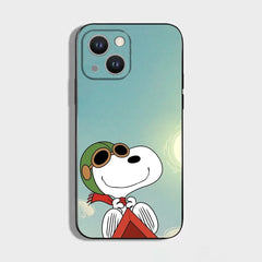 Cartoon Snoopy Soft Silicone Phone Case