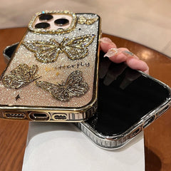 Diamond Butterfly Soft Phone Case