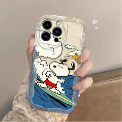 Transparent Snoopy Phone Case for iPhone