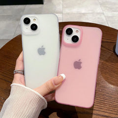 Soft Matte Transparent Silicone Case