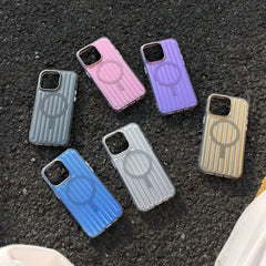 3D Corrugated Stripe Magnetic Phone Case