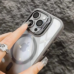 Transparent Magnetic Stand Phone Case