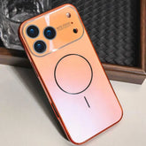 Plating Magnetic Crystal Lens Phone Case