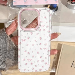 Clear Floral Phone Case