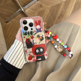 Red Apple Cat Cartoon Phone Case