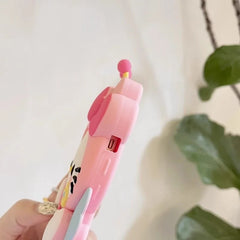 3D Hello Kitty Silicone Case Sweet Flower Cartoon Cover For iPhone