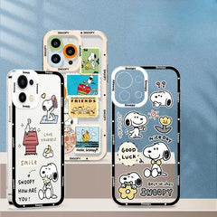 Clear Snoopy Soft Case for iPhone