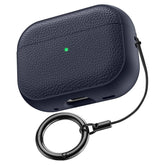 TPU Leather Design AirPods Case with Lanyard