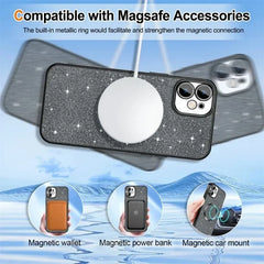 Electroplate Glitter Magsafe Case for iPhone