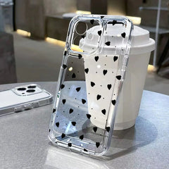 Cute Pattern Clear iPhone Case
