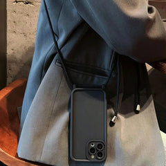 Clear Crossbody Lanyard Case for iPhone