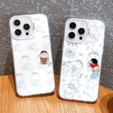 Funny Shin Chan Colorful iPhone Case