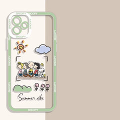 Snoopy Y2K Clear TPU Phone Case for iPhone
