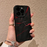 Red Lightning Phone Case for iPhone