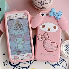 3D My Melody Silicone Case for iPhone