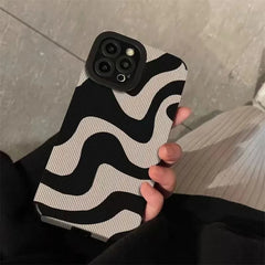 Zebra Stripe Shockproof Silicone Phone Case