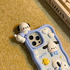 3D Pochacco Dog Silicone Phone Case