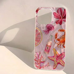 Pink Heart Jellyfish Phone Case