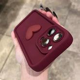 Wine Red Silicone iPhone Case