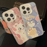 Tom & Mary Cat Couple iPhone Case