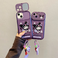 Sanrio Kuromi Flip Mirror iPhone Case