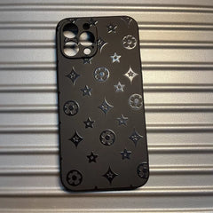 Retro Black Soft Silicone Case For iPhone