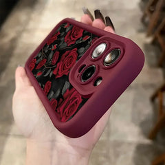 Vintage Rose Art Phone Case for iPhone