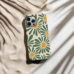 Retro Daisy Floral Phone Case for iPhone