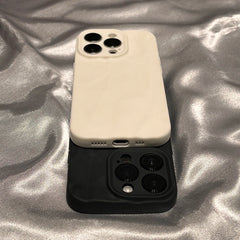 Fold Texture Soft Silicone Case for iPhone