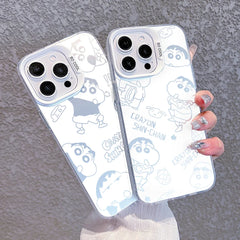 Funny Shin Chan Colorful iPhone Case