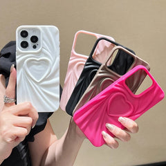 Love Heart Wrinkle iPhone Case