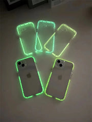 Transparent Shockproof Case with Light for iPhone