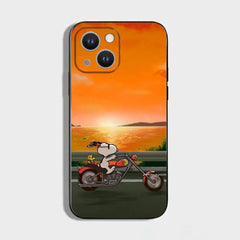 Cartoon Snoopy Soft Silicone Phone Case