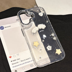 Stars & Hearts Glitter Phone Case