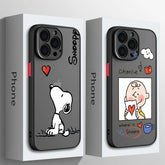 Frosted Snoopy Translucent Phone Case