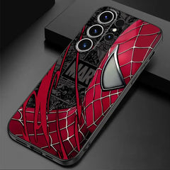 Marvel Spider-Man Half Face Phone Case for Samsung Galaxy