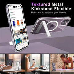 Clear MagSafe Case with Kickstand for iPhone