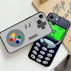 Retro Camera Game Soft Case for iPhone