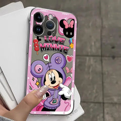 Disney Mickey & Minnie Clear Couple iPhone Case